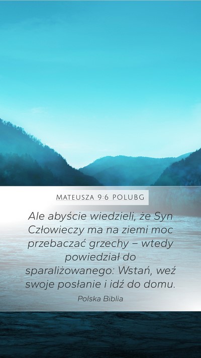 Mateusza 9:6 POLUBG Bible Verse Image