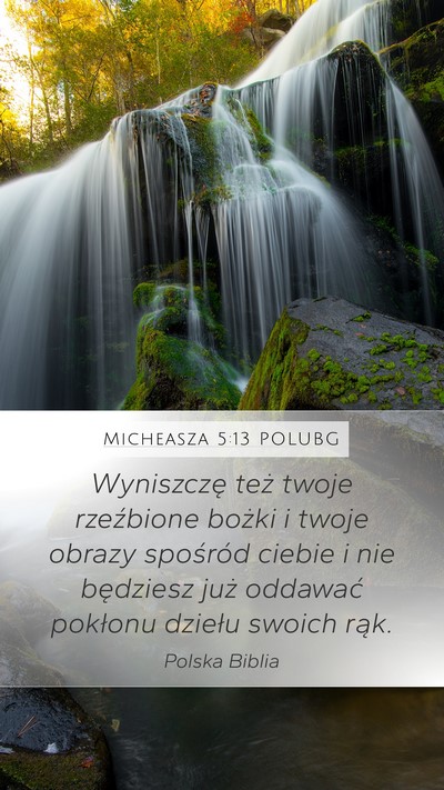 Micheasza 5:13 POLUBG Bible Verse Image