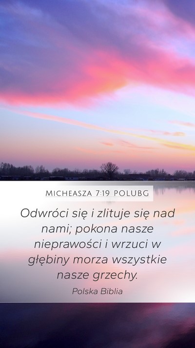 Micheasza 7:19 POLUBG Bible Verse Image