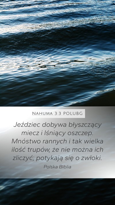 Nahuma 3:3 POLUBG Bible Verse Image