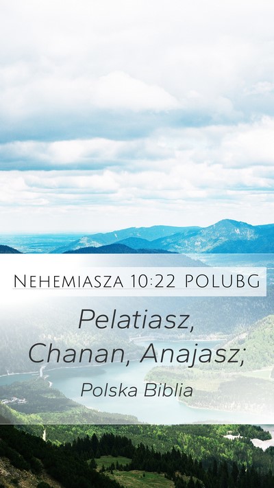 Nehemiasza 10:22 POLUBG Bible Verse Image