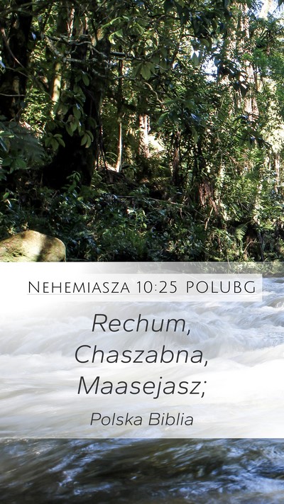 Nehemiasza 10:25 POLUBG Bible Verse Image