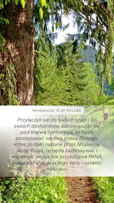 Nehemiasza 10:29 POLUBG Bible Verse Image