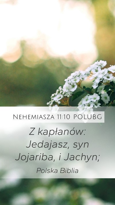 Nehemiasza 11:10 POLUBG Bible Verse Image