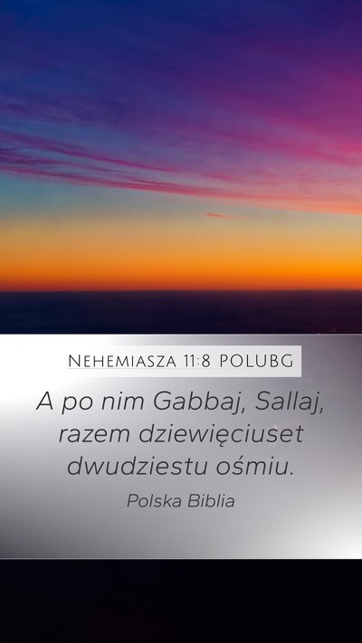 Nehemiasza 11:8 POLUBG Bible Verse Image