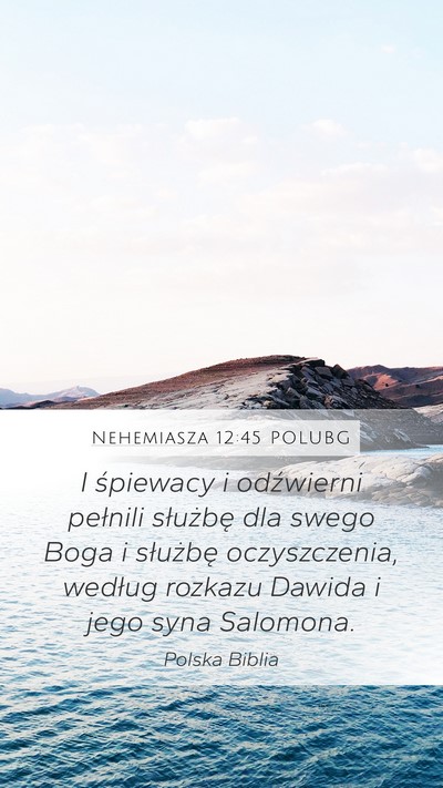 Nehemiasza 12:45 POLUBG Bible Verse Image