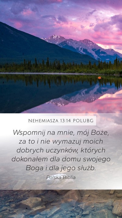 Nehemiasza 13:14 POLUBG Bible Verse Image