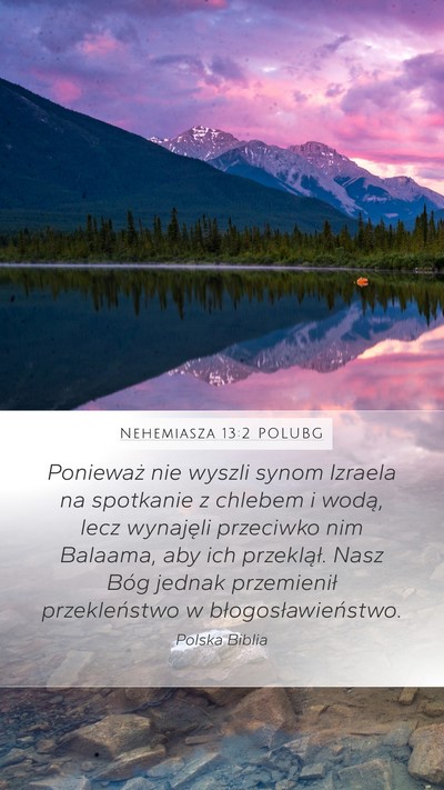 Nehemiasza 13:2 POLUBG Bible Verse Image