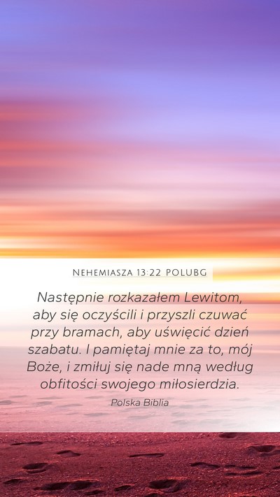 Nehemiasza 13:22 POLUBG Bible Verse Image