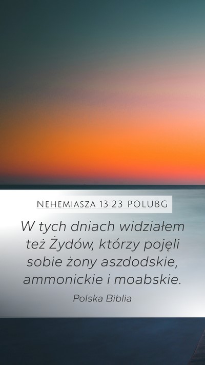 Nehemiasza 13:23 POLUBG Bible Verse Image