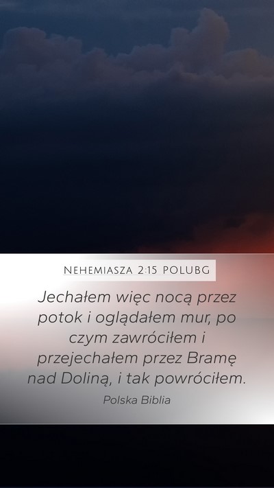 Nehemiasza 2:15 POLUBG Bible Verse Image