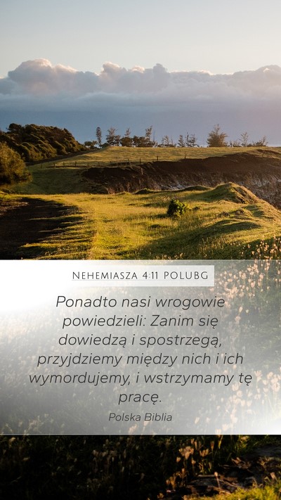Nehemiasza 4:11 POLUBG Bible Verse Image