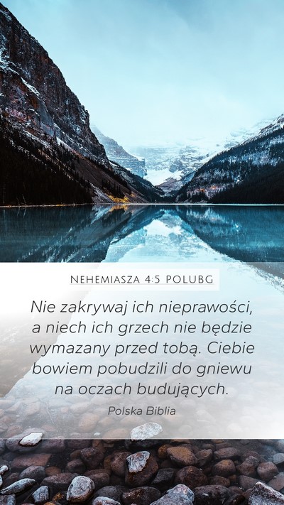 Nehemiasza 4:5 POLUBG Bible Verse Image