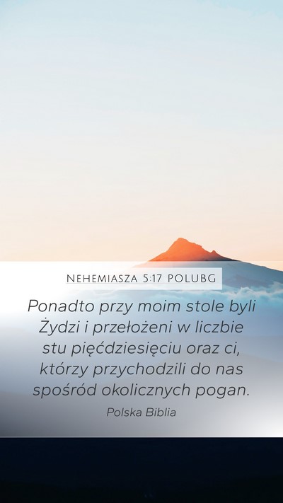 Nehemiasza 5:17 POLUBG Bible Verse Image