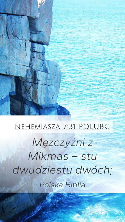 Nehemiasza 7:31 POLUBG Bible Verse Image