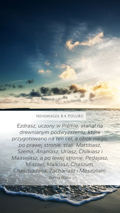 Nehemiasza 8:4 POLUBG Bible Verse Image
