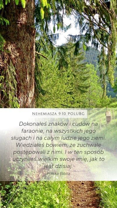 Nehemiasza 9:10 POLUBG Bible Verse Image
