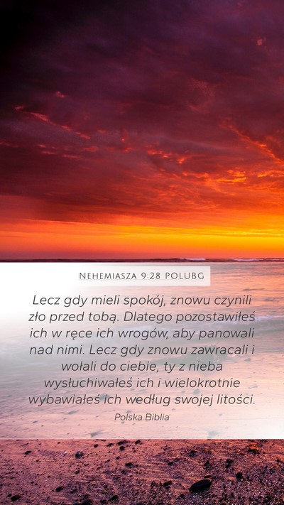 Nehemiasza 9:28 POLUBG Bible Verse Image