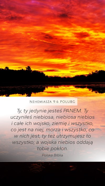 Nehemiasza 9:6 POLUBG Bible Verse Image
