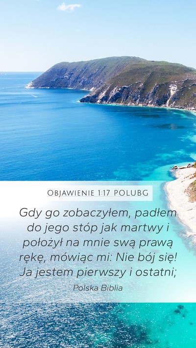 Objawienie 1:17 POLUBG Bible Verse Image