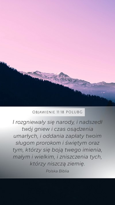 Objawienie 11:18 POLUBG Bible Verse Image