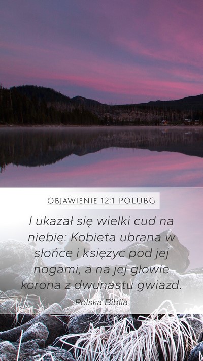Objawienie 12:1 POLUBG Bible Verse Image