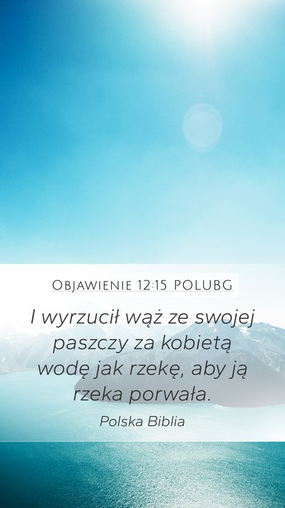 Objawienie 12:15 POLUBG Bible Verse Image