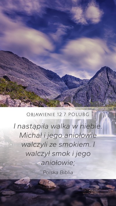 Objawienie 12:7 POLUBG Bible Verse Image