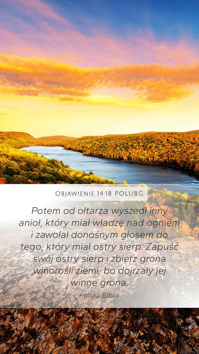 Objawienie 14:18 POLUBG Bible Verse Image