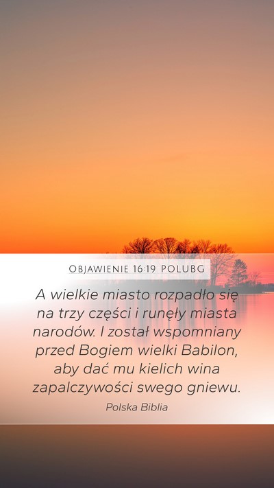 Objawienie 16:19 POLUBG Bible Verse Image