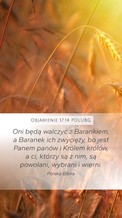 Objawienie 17:14 POLUBG Bible Verse Image