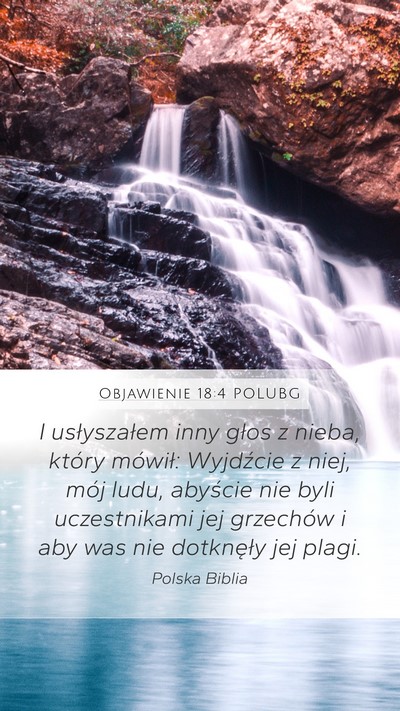 Objawienie 18:4 POLUBG Bible Verse Image