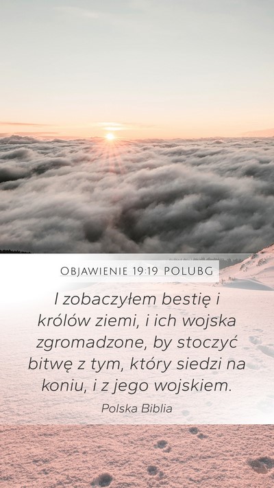 Objawienie 19:19 POLUBG Bible Verse Image