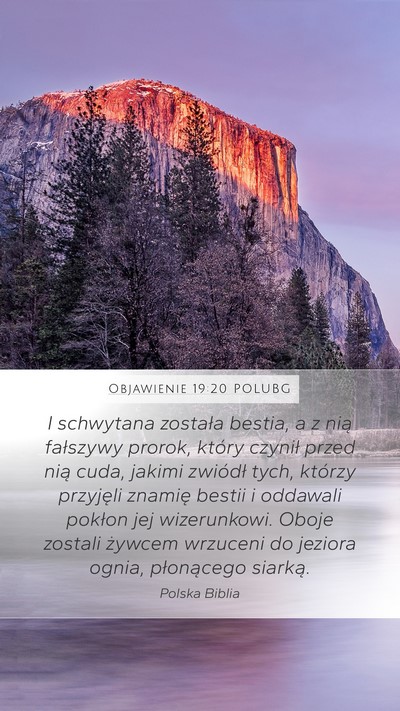 Objawienie 19:20 POLUBG Bible Verse Image
