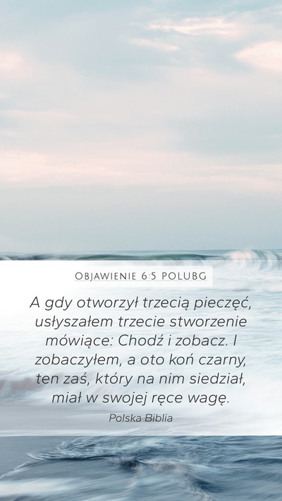 Objawienie 6:5 POLUBG Bible Verse Image