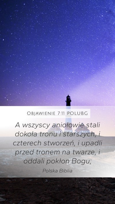 Objawienie 7:11 POLUBG Bible Verse Image