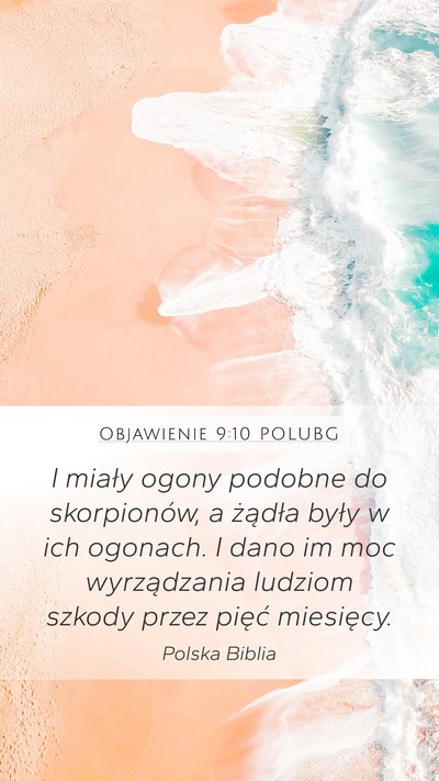 Objawienie 9:10 POLUBG Bible Verse Image