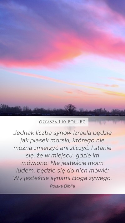 Ozeasza 1:10 POLUBG Bible Verse Image