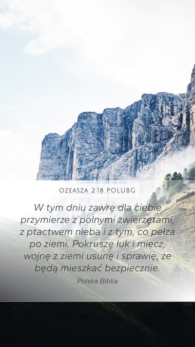Ozeasza 2:18 POLUBG Bible Verse Image