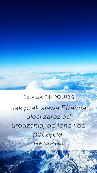 Ozeasza 9:11 POLUBG Bible Verse Image