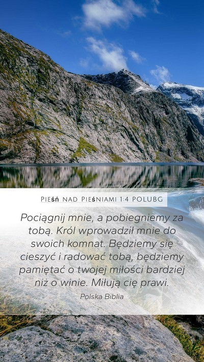 Pieśń nad Pieśniami 1:4 POLUBG Bible Verse Image