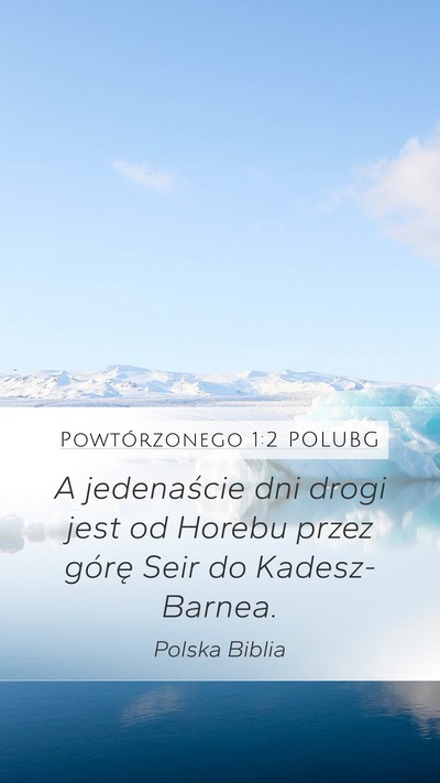 Powtórzonego 1:2 POLUBG Bible Verse Image