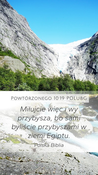 Powtórzonego 10:19 POLUBG Bible Verse Image
