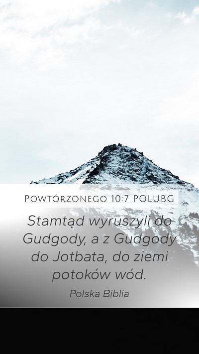 Powtórzonego 10:7 POLUBG Bible Verse Image