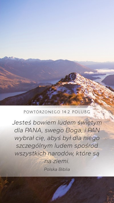 Powtórzonego 14:2 POLUBG Bible Verse Image
