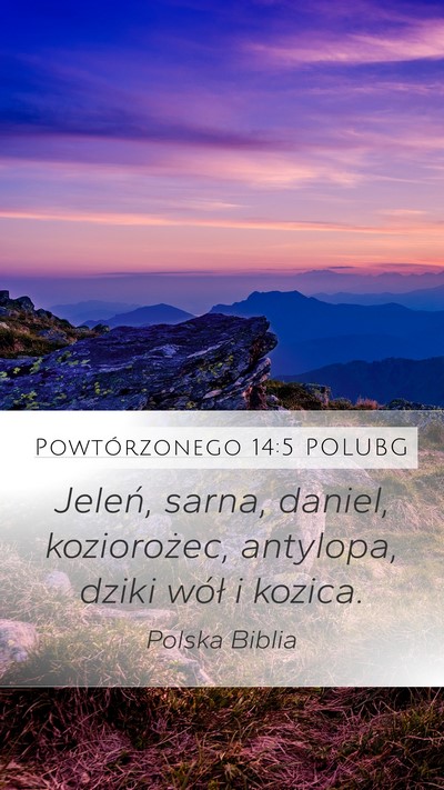 Powtórzonego 14:5 POLUBG Mobile Phone Wallpaper - Jeleń, sarna, daniel, koziorożec, antylopa, - Mobile Bible Verse Wallpaper