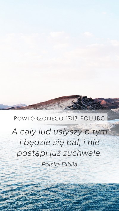 Powtórzonego 17:13 POLUBG Bible Verse Image