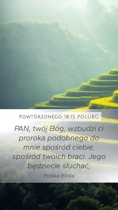 Powtórzonego 18:15 POLUBG Bible Verse Image