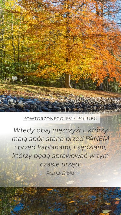 Powtórzonego 19:17 POLUBG Bible Verse Image