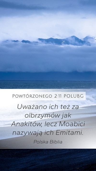 Powtórzonego 2:11 POLUBG Bible Verse Image